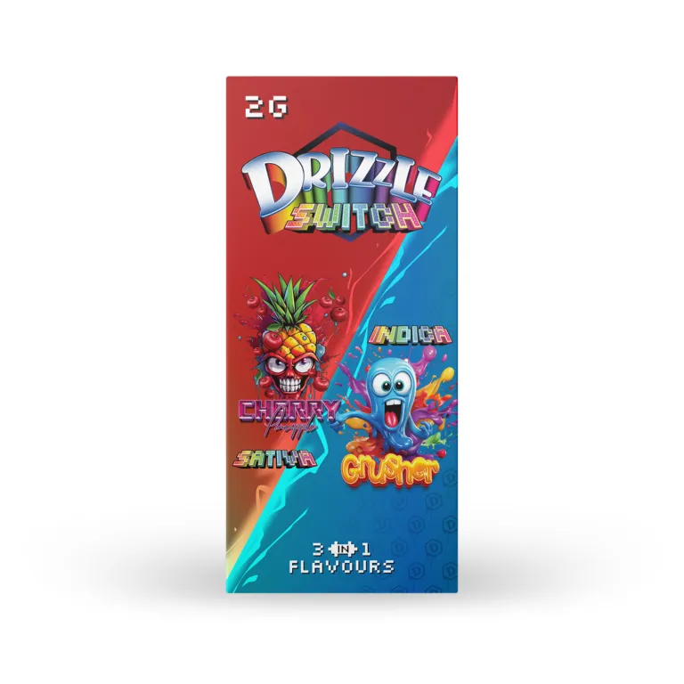 Drizzle 2g Switch Vape 3-in-1 (Cherry Pineapple & Grusher)