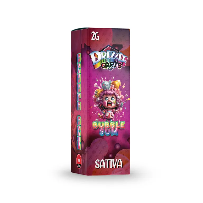 Drizzle 2g Vape Cartridges - Bubble Gum