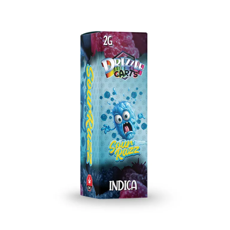 Drizzle 2g Vape Cartridges - Sour Razz