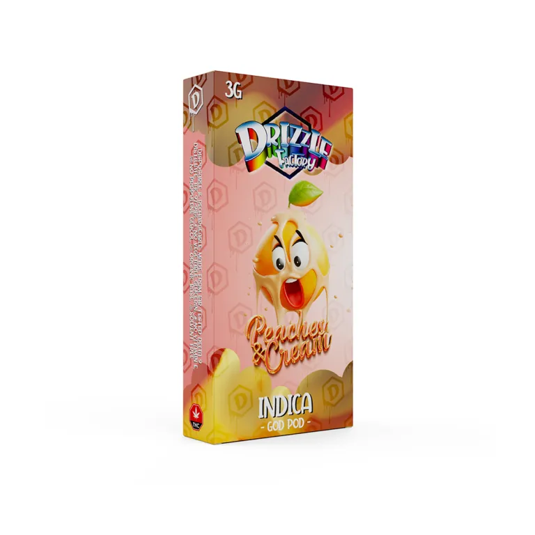 Peaches & Cream - Drizzle Factory Vape 3g Premium Disposable Vape photo 2