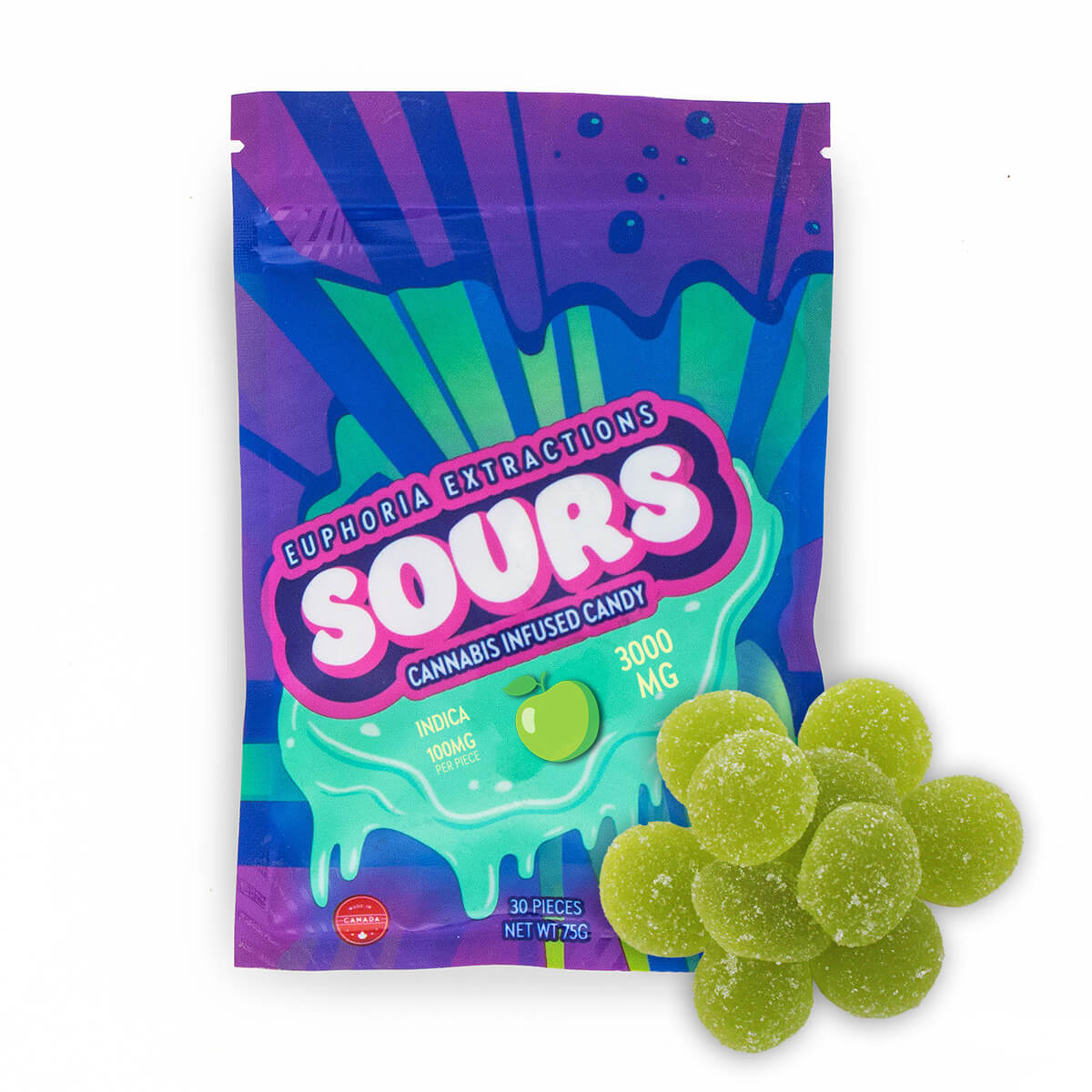 Euphoria Extractions Sours 3000mg THC photo 3