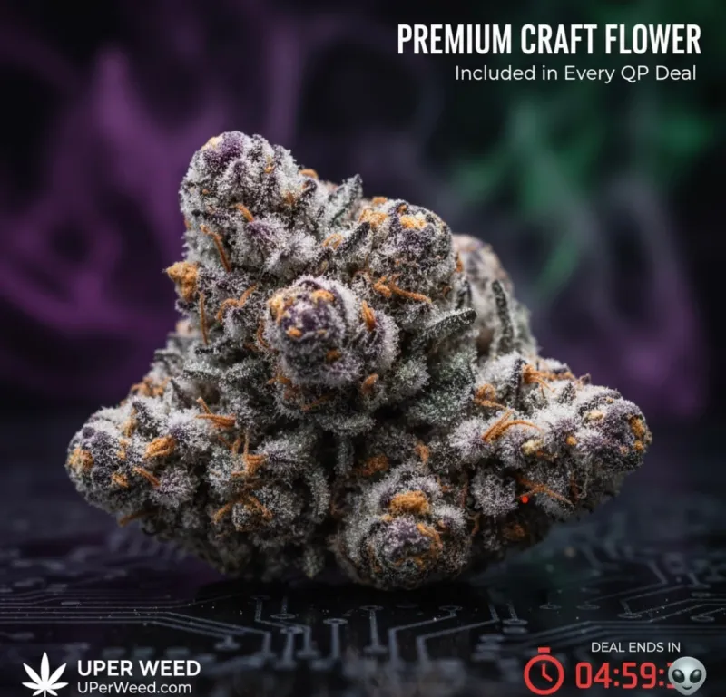 UPER Weed: Quad Pound (QP) Mix & Match Bulk Deal $340 | Ottawa & Gatineau Same Day Delivery photo 2